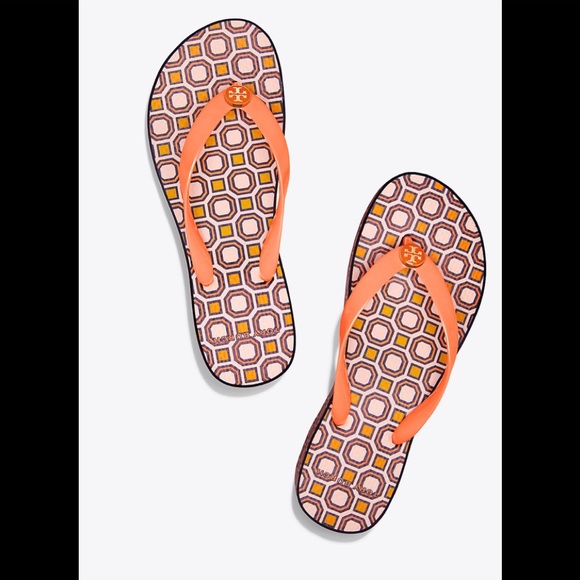 Tory Burch Shoes - Tory Burch Wedge Flip Flops